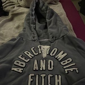 Abercrombie and Fitch. Hoodie pullover, womens medium. Gray